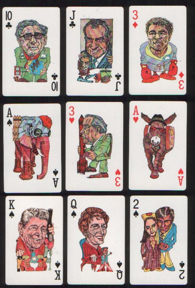 Politicards 1980.